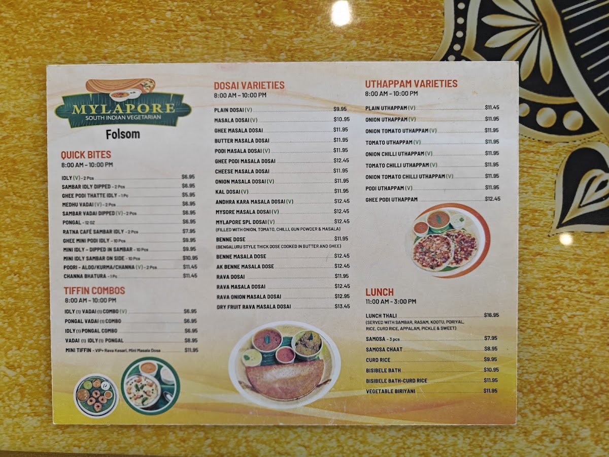 Mylapore South Indian Vegetarian Menu - Image 5