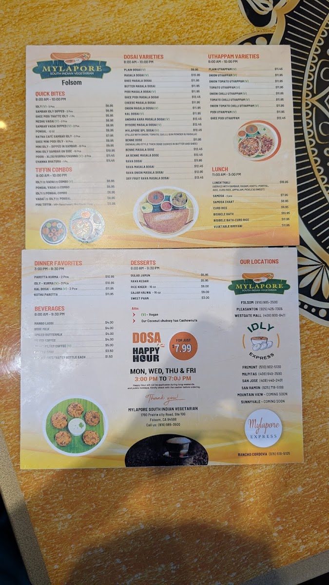 Mylapore South Indian Vegetarian Menu - Image 6